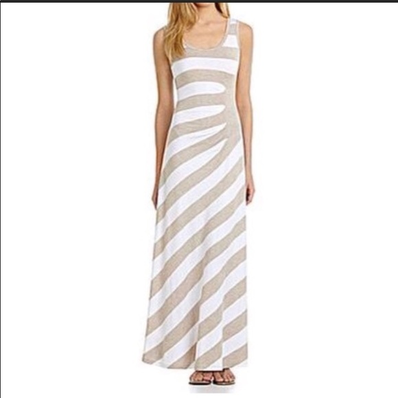 Dresses & Skirts - Calvin Klein maxi striped dress